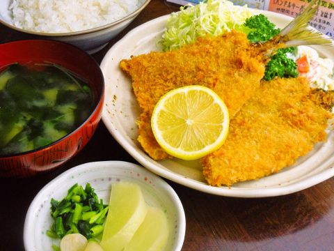 The 3 Best Fried Horse Mackerel Set Meal in Ichiharashi