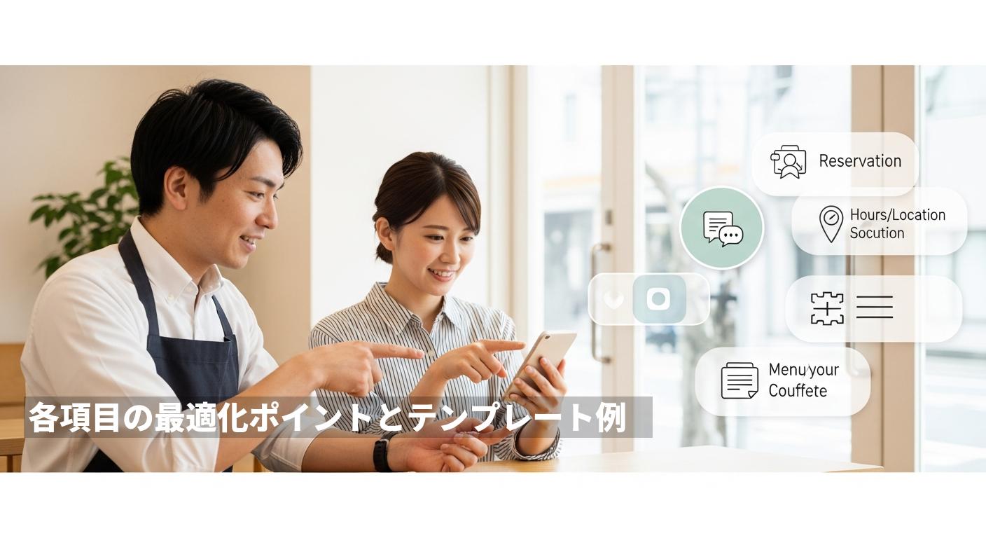 各項目の最適化ポイントとテンプレート例