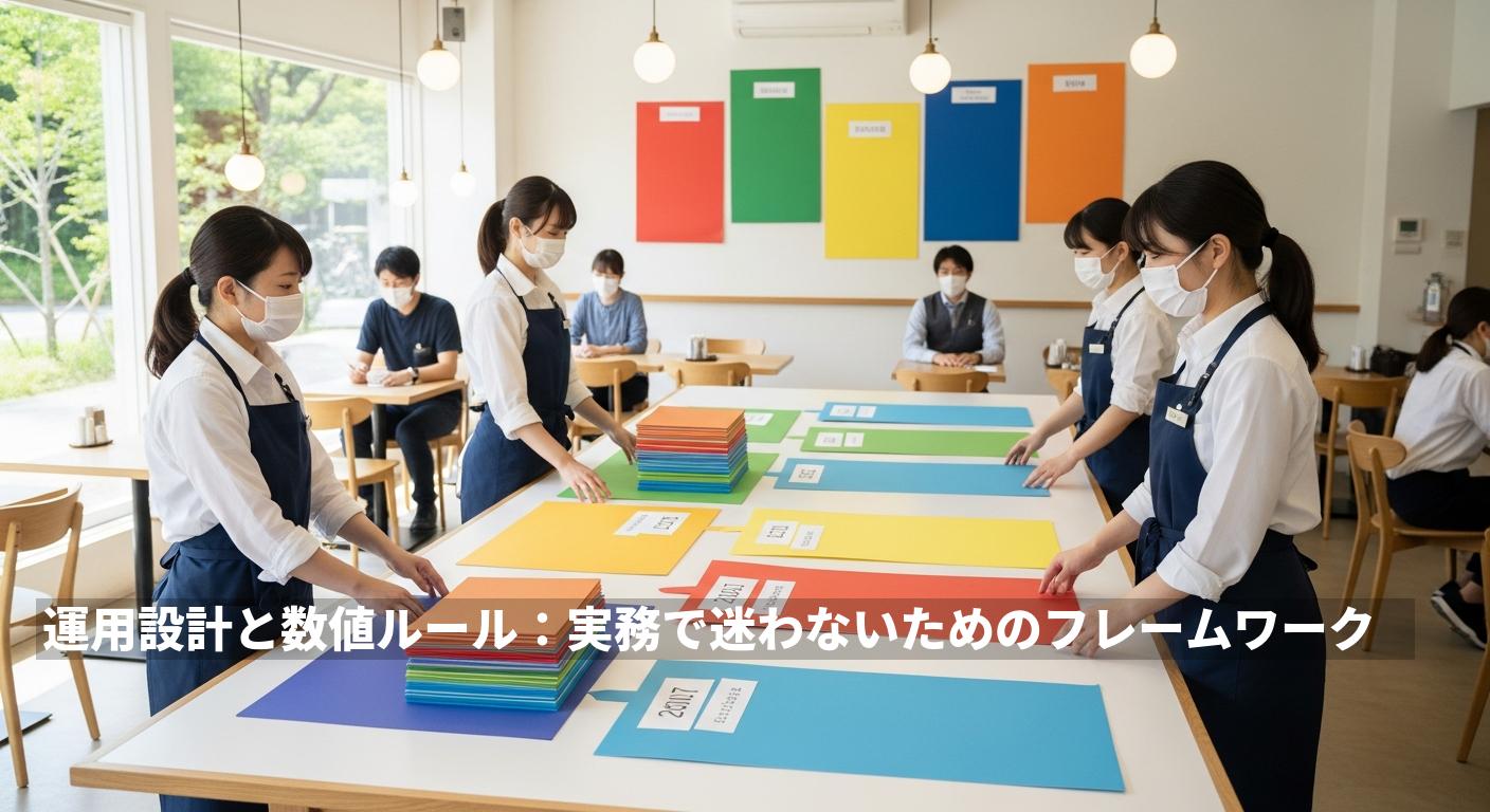 運用設計と数値ルール：実務で迷わないためのフレームワーク