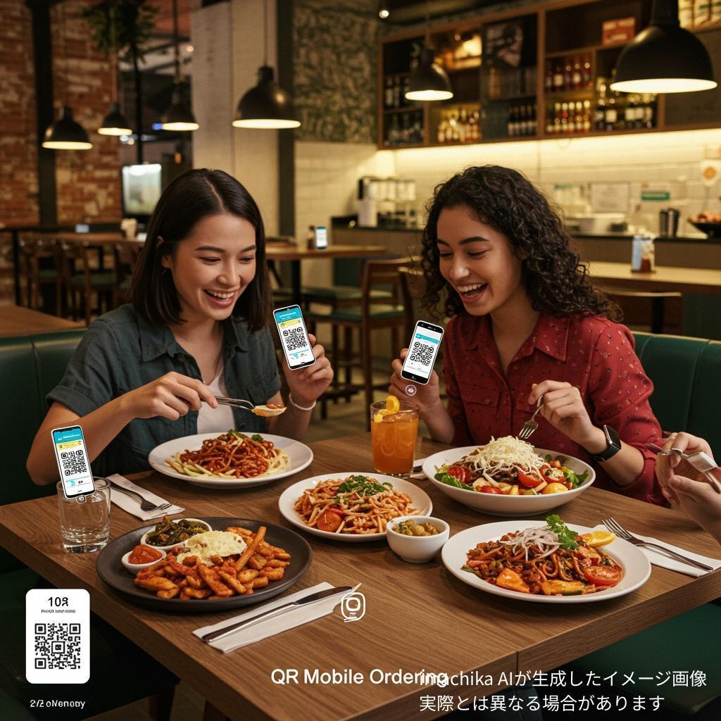 イートイン利用者必見！最新のQRモバイルオーダーシステムで快適な食事体験を