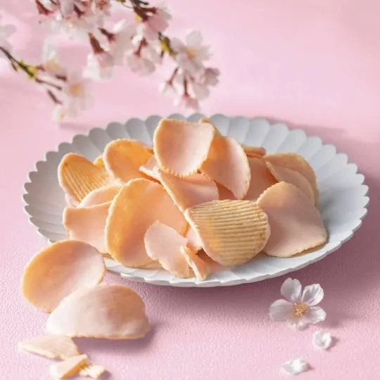 ポテトチップス チョコレート桜