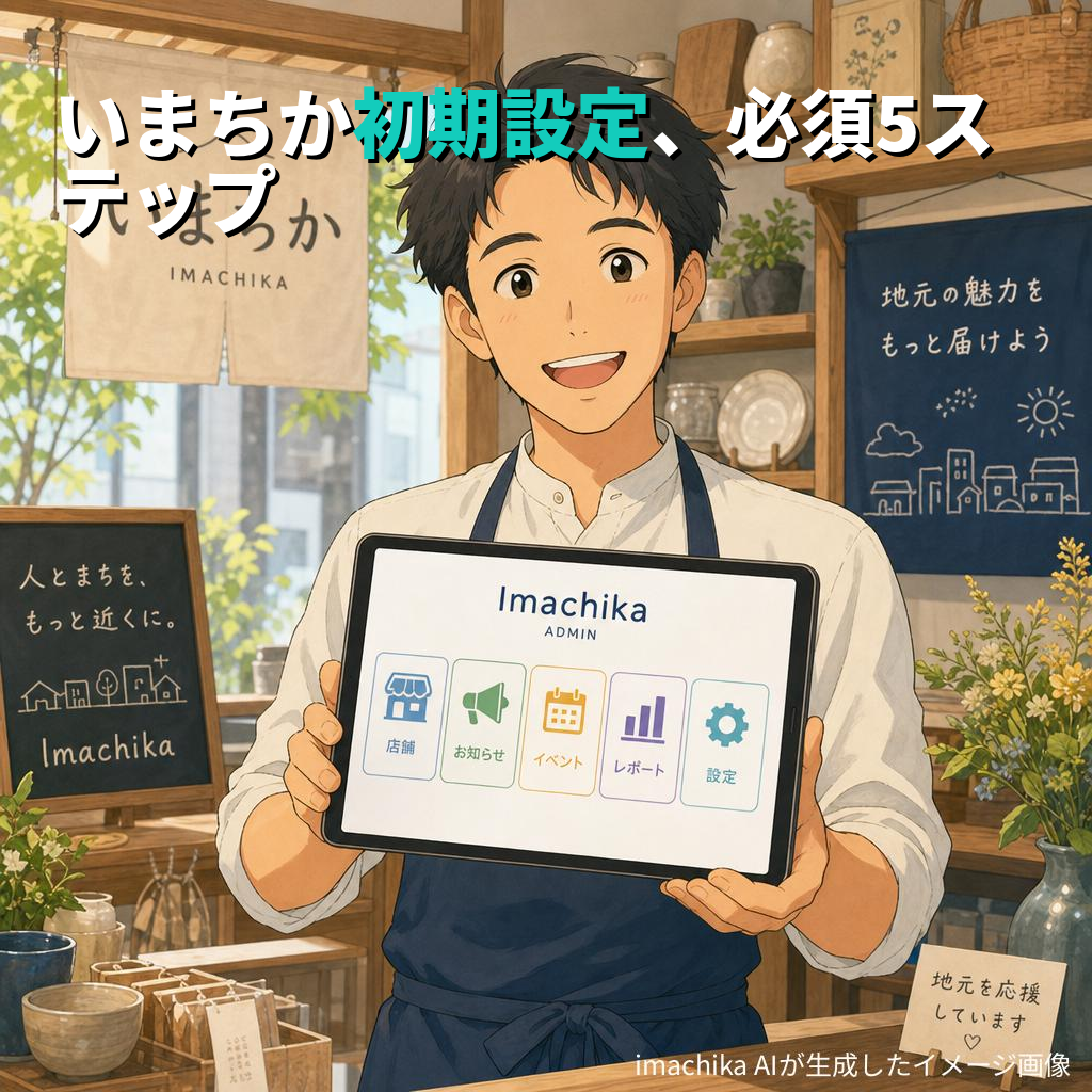 導入直後に差がつく！Imachikaの初期設定でつまずかないための完全ガイド