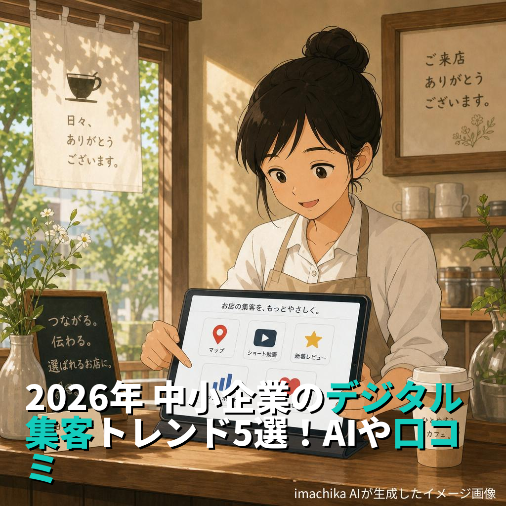 2026年 中小企業のデジタル集客トレンド5選と実践ガイド — いまチカの統合アプローチ