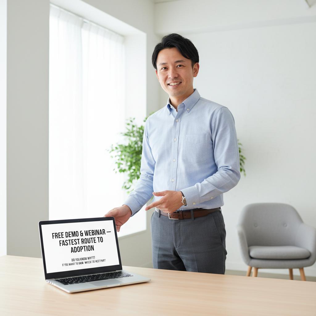 理由を知りたい方へ。無料デモやウェビナーで導入の最短ルートをお見せします。