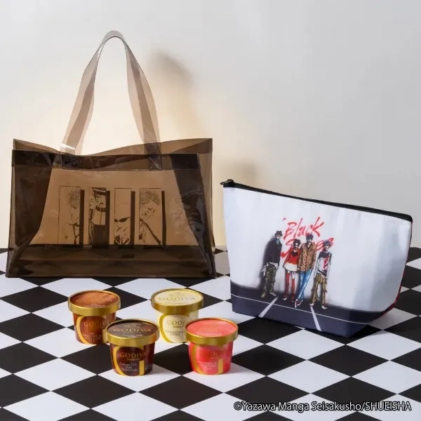 ゴディバ×NANA カップアイスクリーム​ 保冷ポーチ＆トートバッグセット​