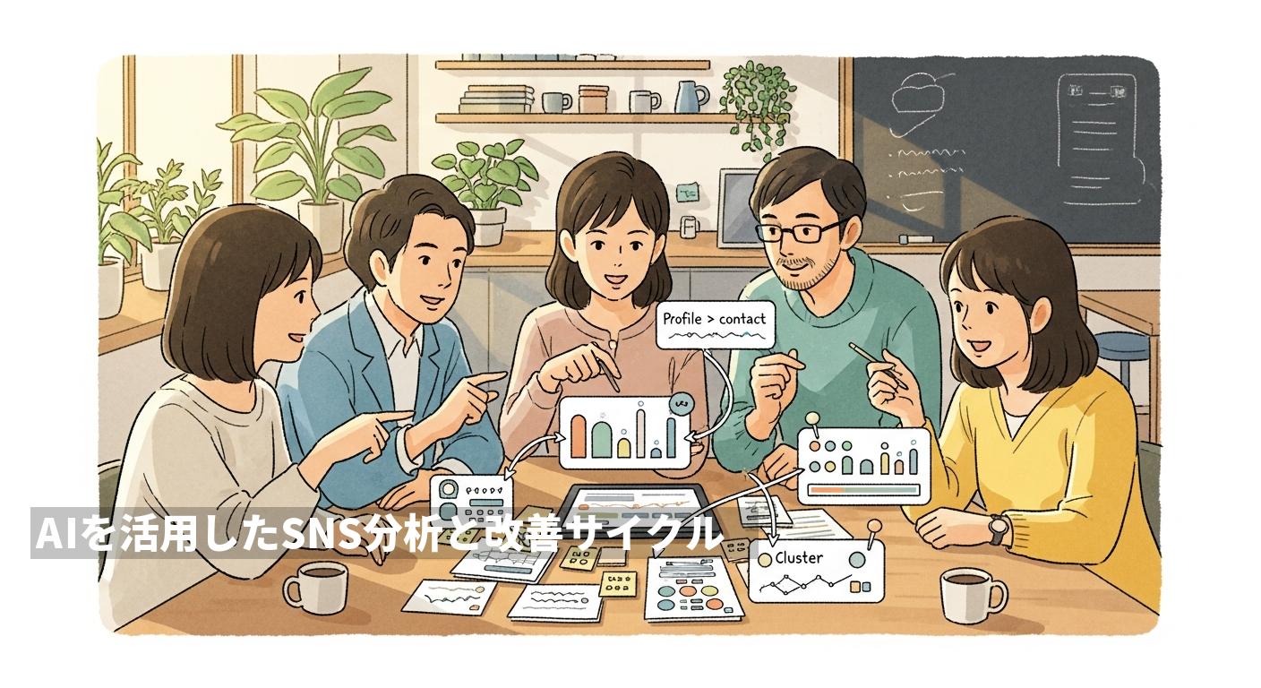 AIを活用したSNS分析と改善サイクル