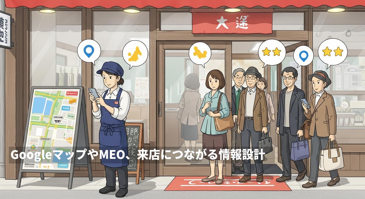 GoogleマップやMEO、来店につながる情報設計