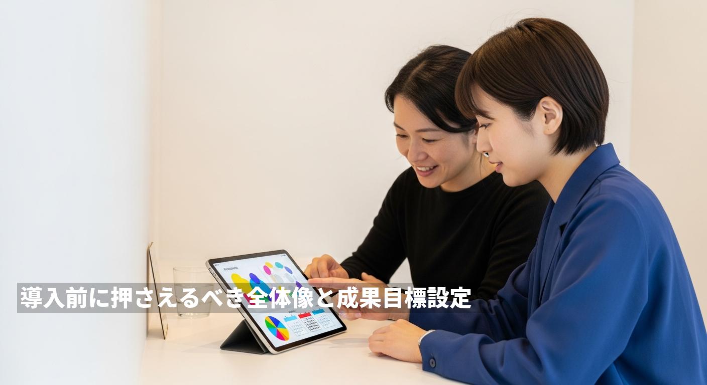 導入前に押さえるべき全体像と成果目標設定