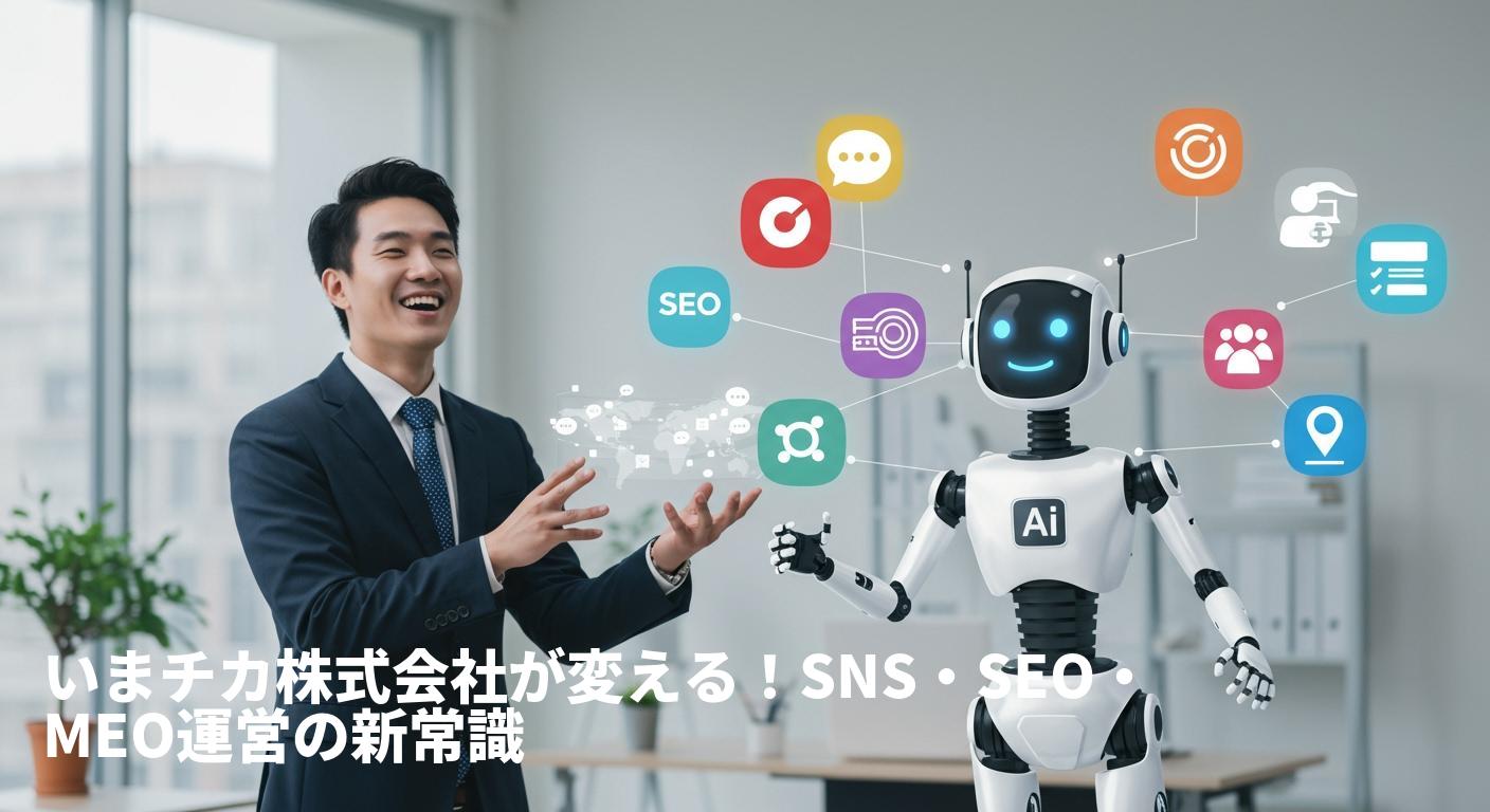 生成AIでSNS運営・SEO・MEOを自動化！いまチカ株式会社が提供する未来型マーケティングの全貌