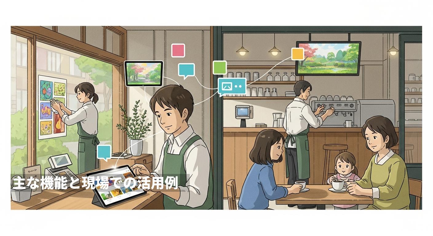 主な機能と現場での活用例