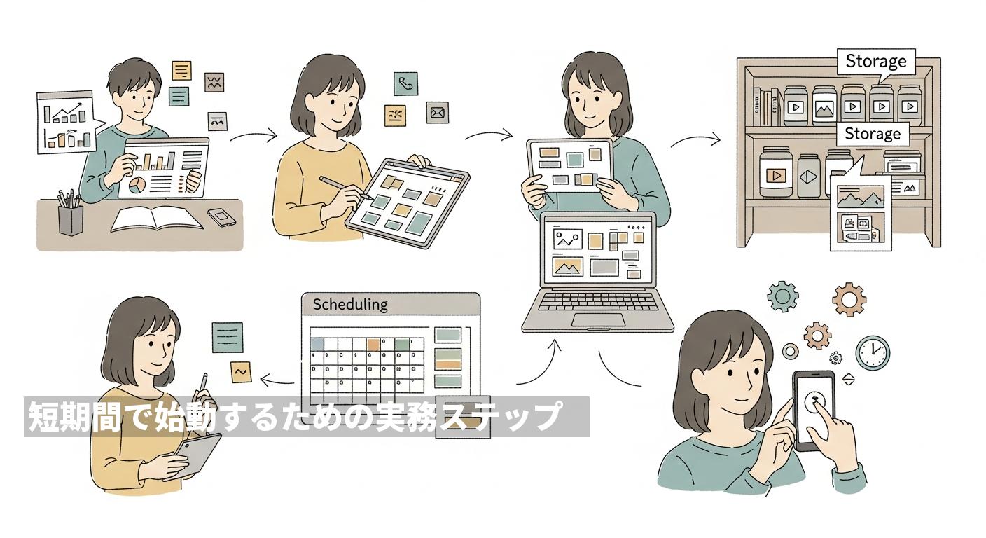 短期間で始動するための実務ステップ