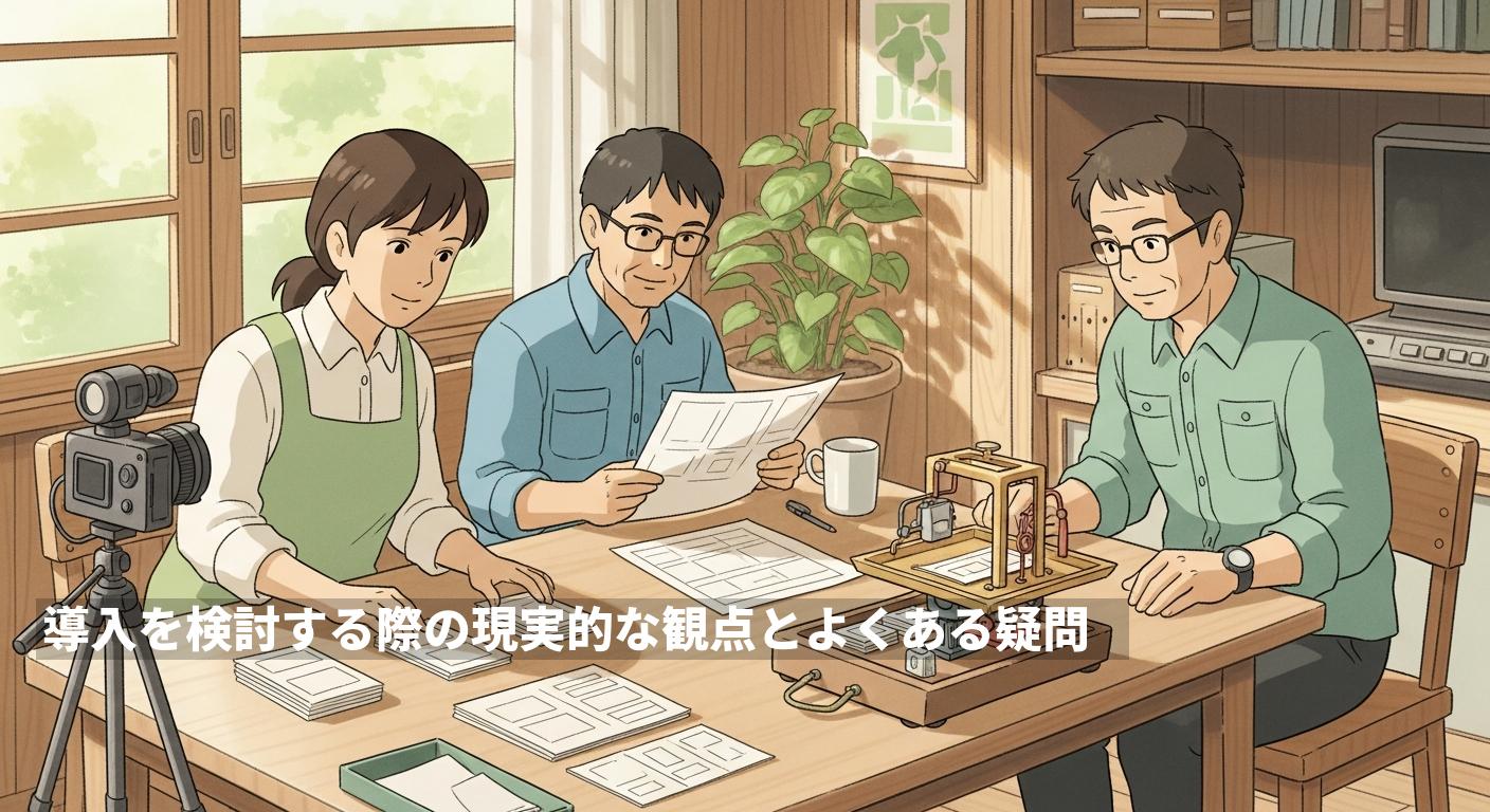 導入を検討する際の現実的な観点とよくある疑問