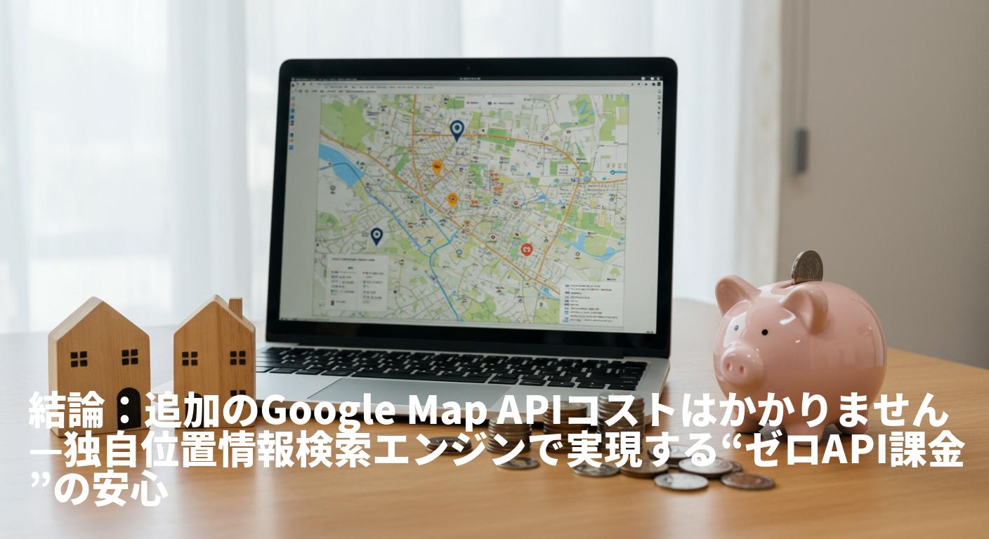 追加でGoogle Map APIのコストはかかりますか？—かかりません。その理由と、生成AI×独自位置情報検索エンジンで広がるMEO・SEO・SNS運営の新常識
