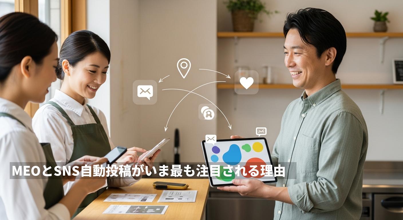 MEO×SNS自動投稿で店舗集客を完全自動化する方法 — AIで効率化し問い合わせを増やす実践ガイド