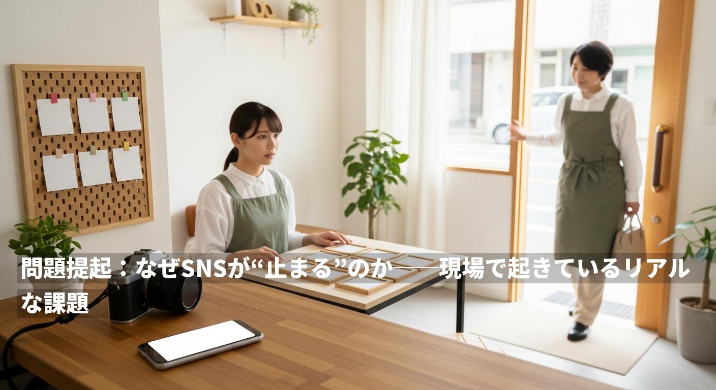 人がいなくてもSNSが止まらない仕組みをつくる──中小企業・店舗が今すぐ取り組むべき戦略と実践ガイド