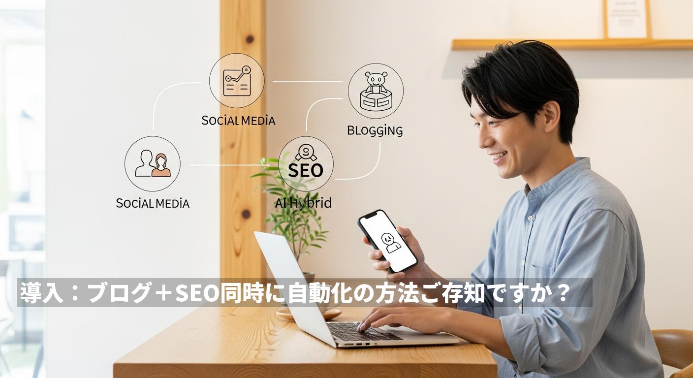 SNS投稿から始める『ブログ＋SEO同時自動化』で集客を加速する方法 — AIと現場の最短ハイブリッド戦略