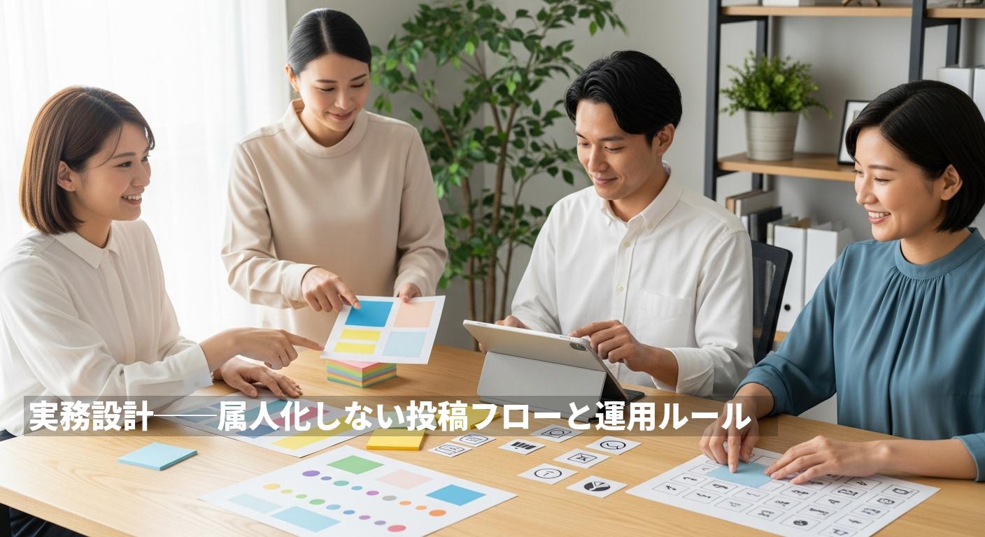 実務設計──属人化しない投稿フローと運用ルール