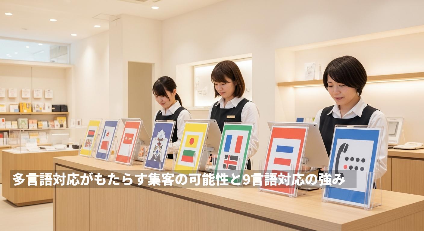 多言語対応がもたらす集客の可能性と9言語対応の強み