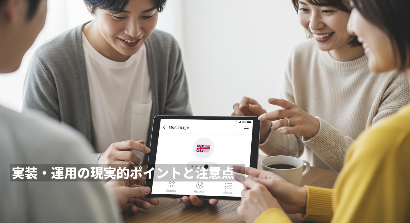 実装・運用の現実的ポイントと注意点