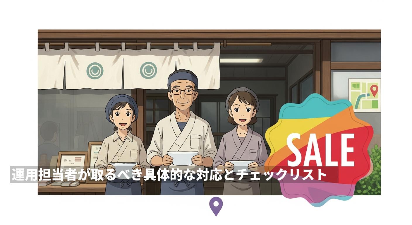 運用担当者が取るべき具体的な対応とチェックリスト