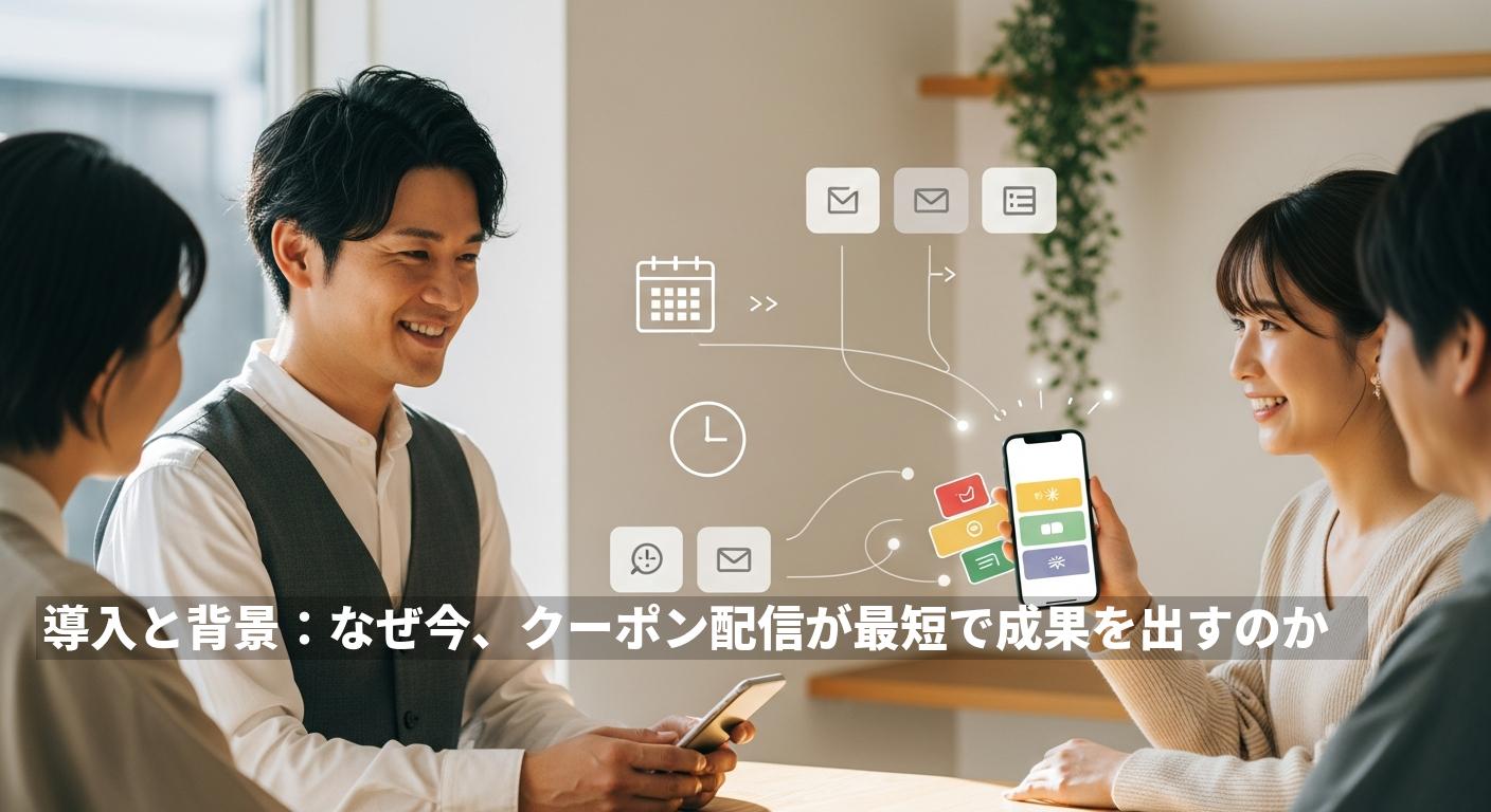 実店舗の来店を即効で増やす：クーポン配信を軸としたSNS・AI完全自動化戦略（LINE・GoogleBP連携対応）