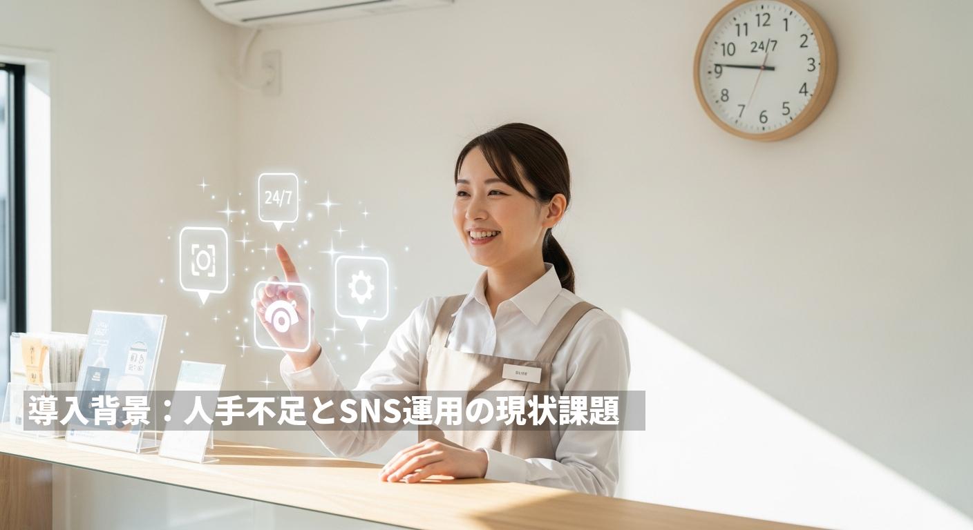 慢性的な人材不足に対応する24時間稼働のSNS自動運用──いまチカが実現する現場の負担軽減と集客効率化