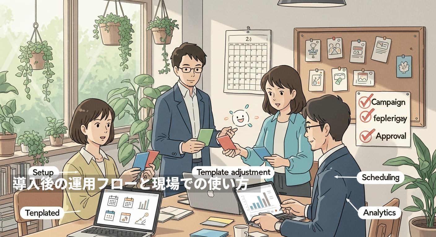 導入後の運用フローと現場での使い方
