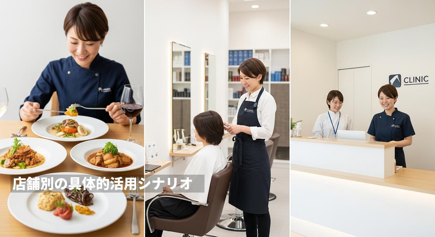店舗別の具体的活用シナリオ