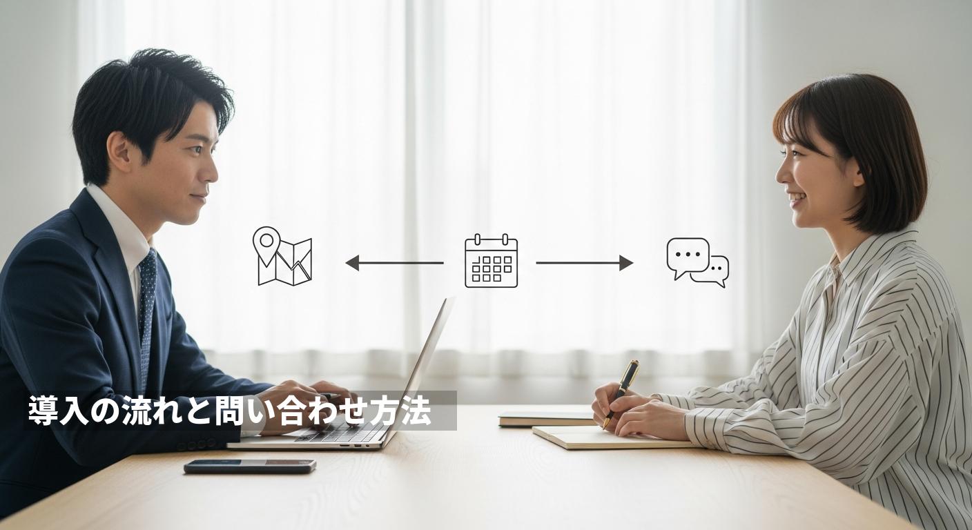 導入の流れと問い合わせ方法