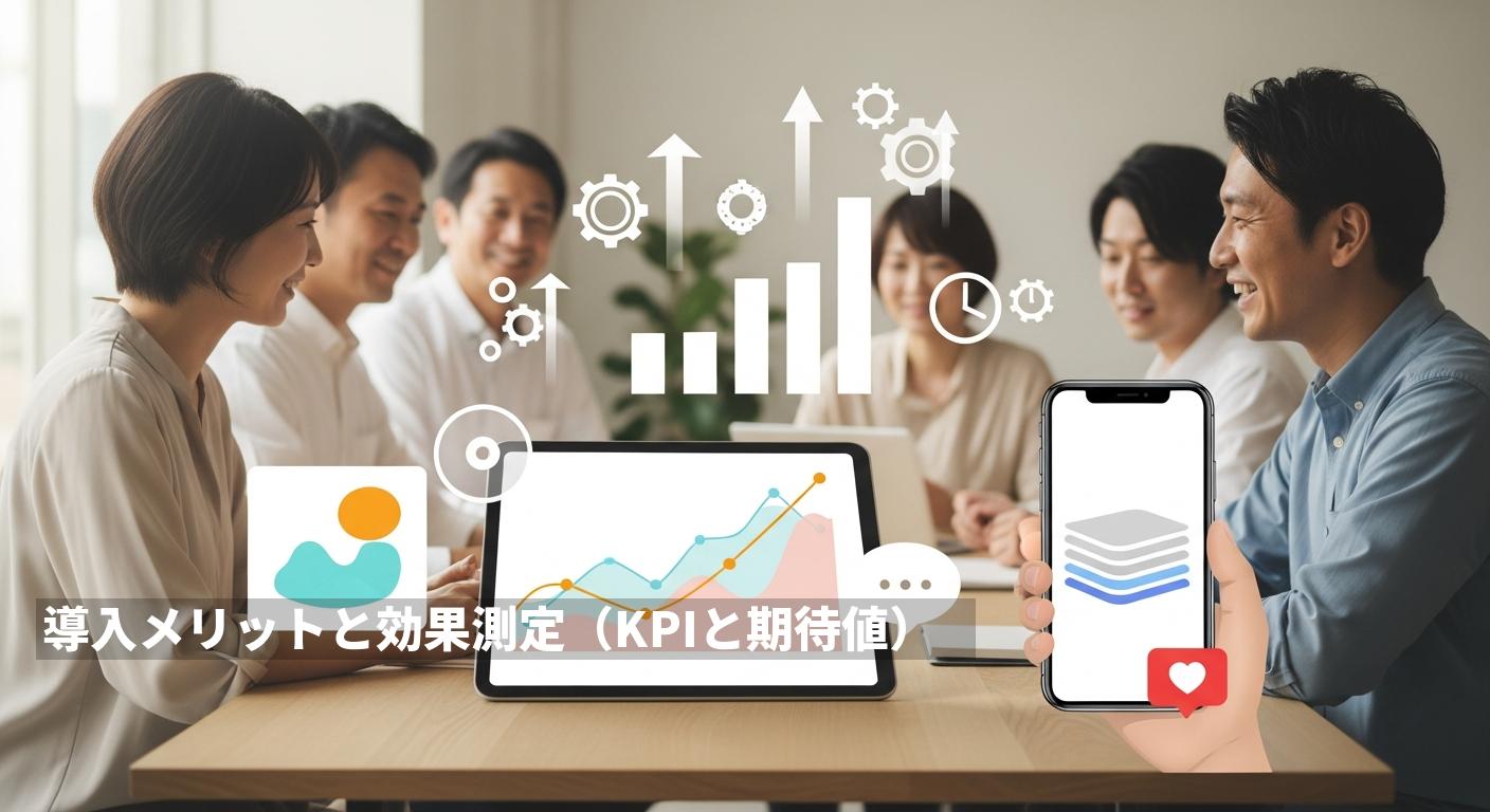 導入メリットと効果測定（KPIと期待値）