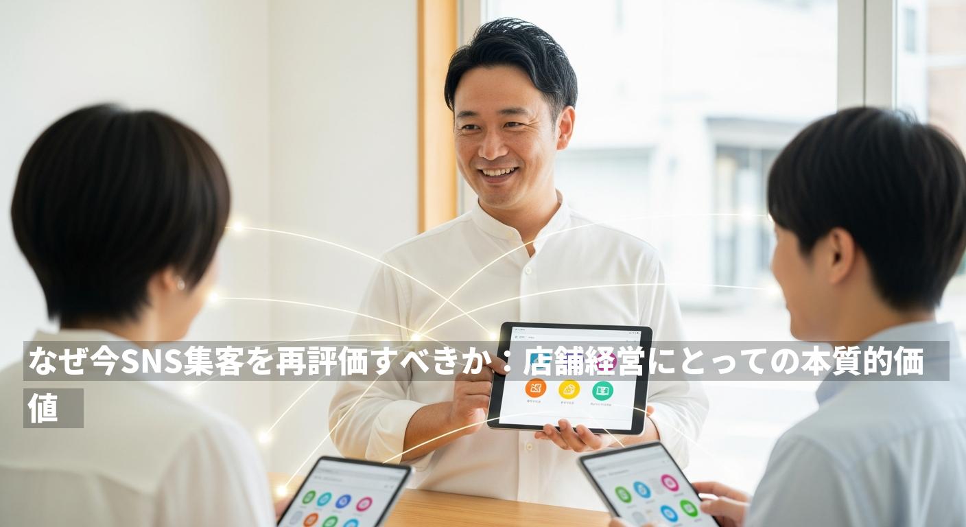 なぜ今SNS集客を再評価すべきか：店舗経営にとっての本質的価値