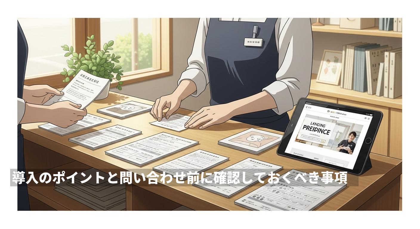 導入のポイントと問い合わせ前に確認しておくべき事項