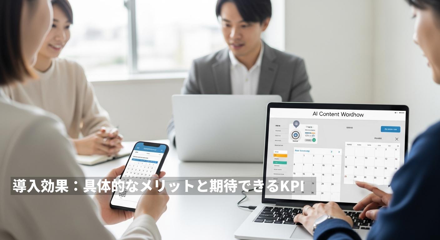 導入効果：具体的なメリットと期待できるKPI