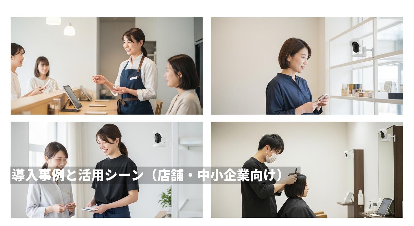 導入事例と活用シーン（店舗・中小企業向け）