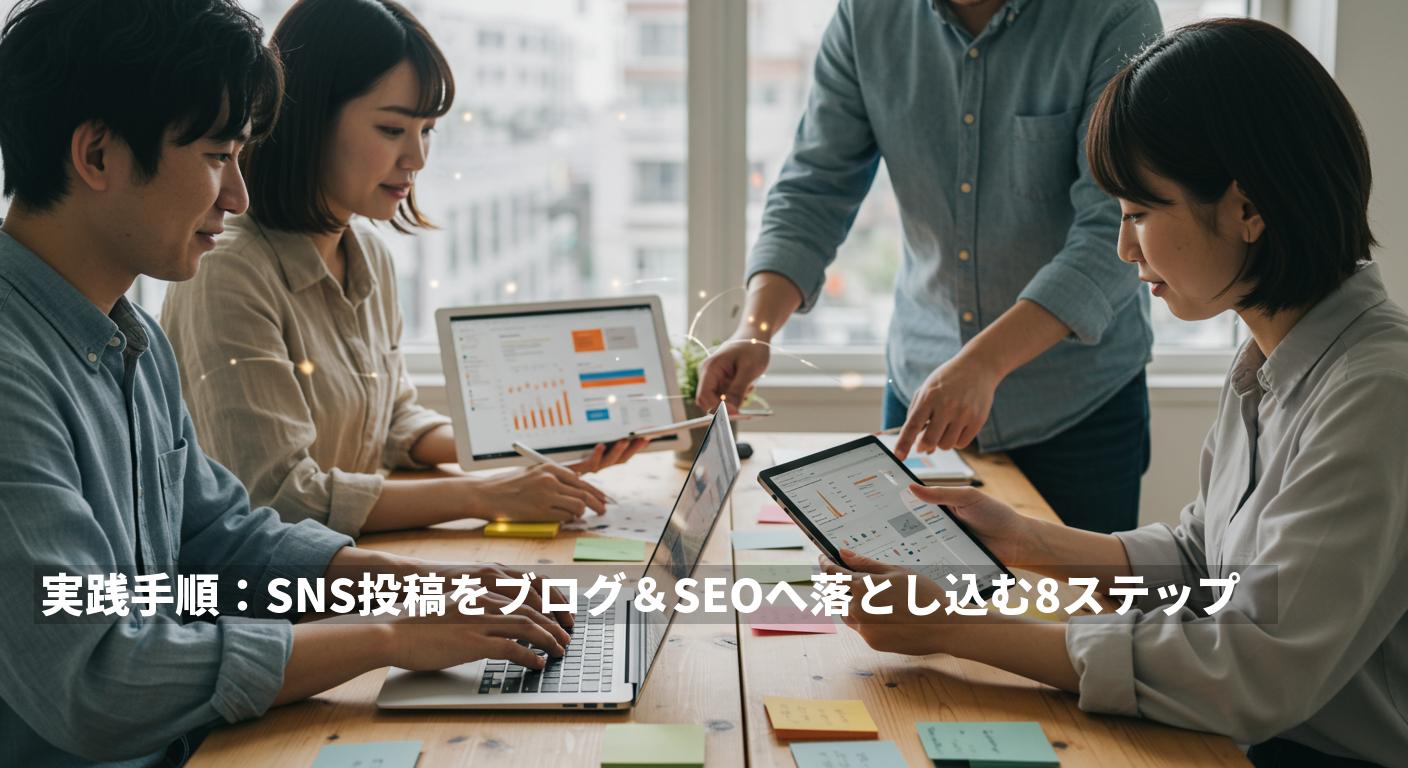 ブログとSEOを同時に自動化する現場の方法論──SNS投稿を起点に“続けられる”検索対策をつくる手順