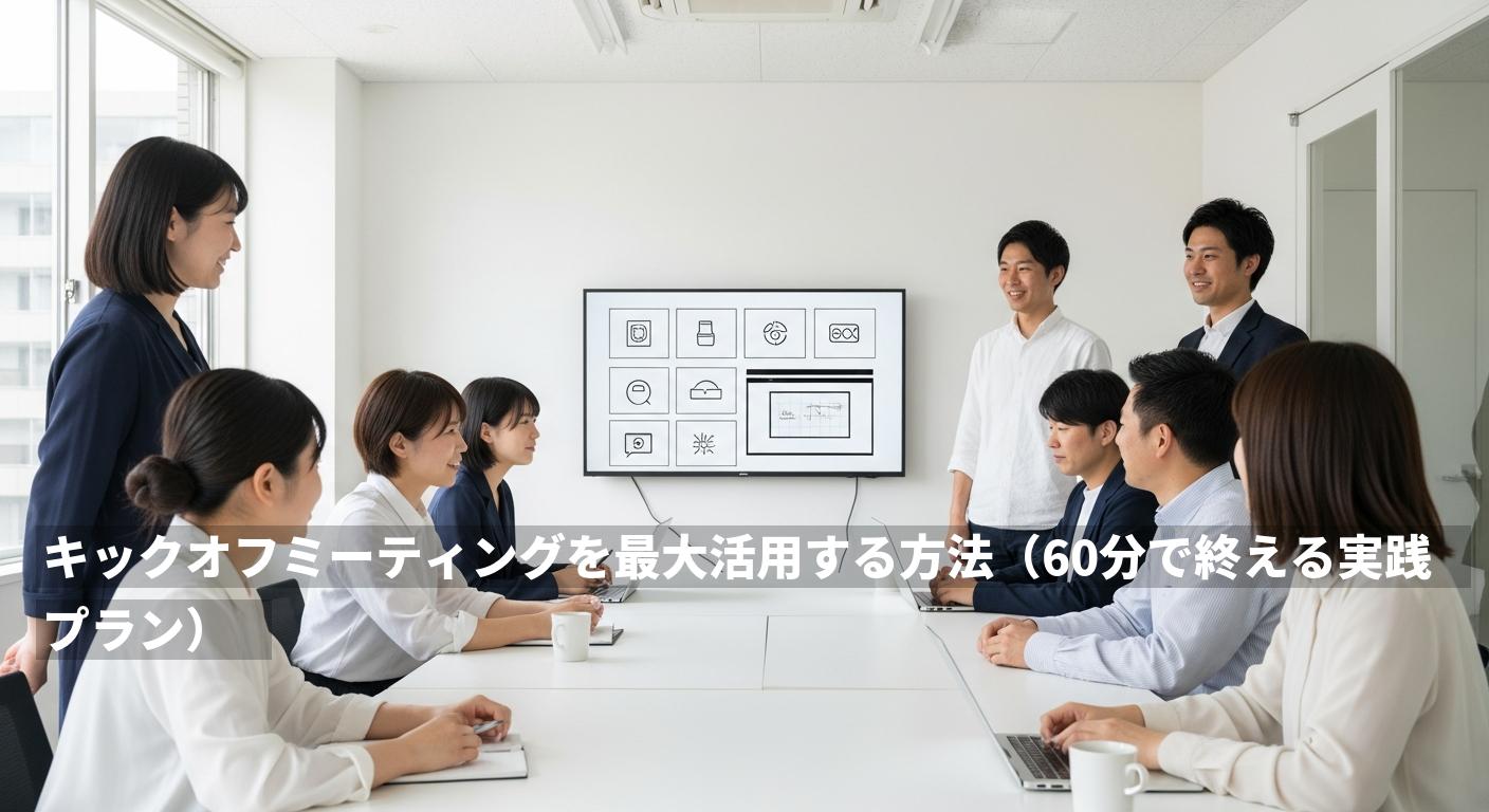 キックオフミーティングを最大活用する方法（60分で終える実践プラン）