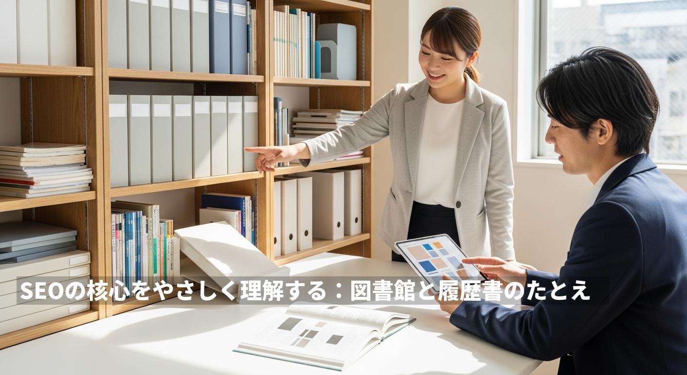 検索で見つかるお店に変えるための実践SEOガイド—図書館と履歴書で考える集客改善プラン