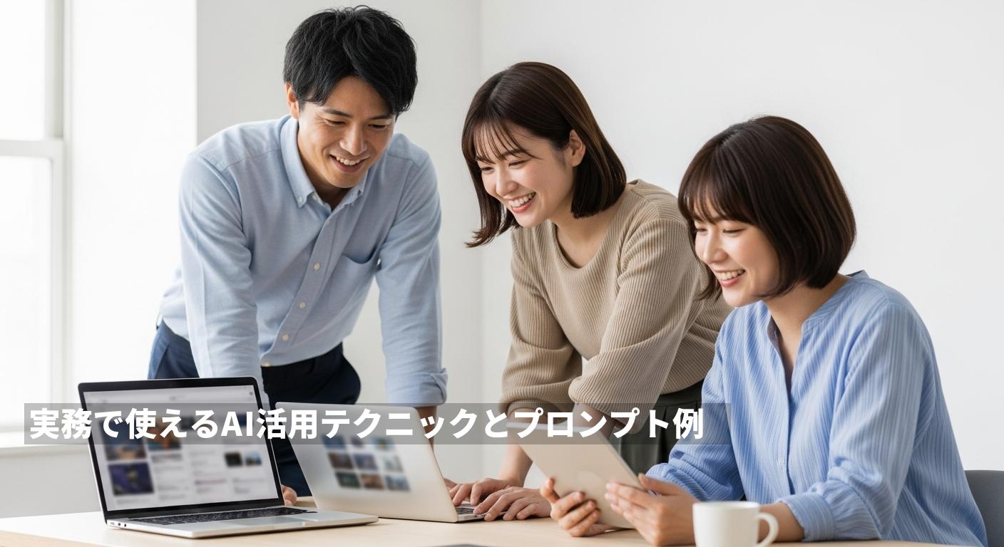 実務で使えるAI活用テクニックとプロンプト例