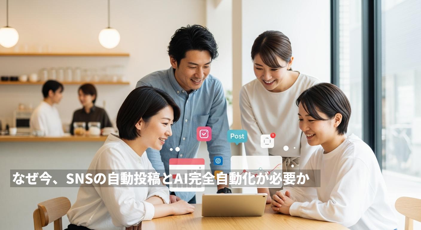 なぜ今、SNSの自動投稿とAI完全自動化が必要か