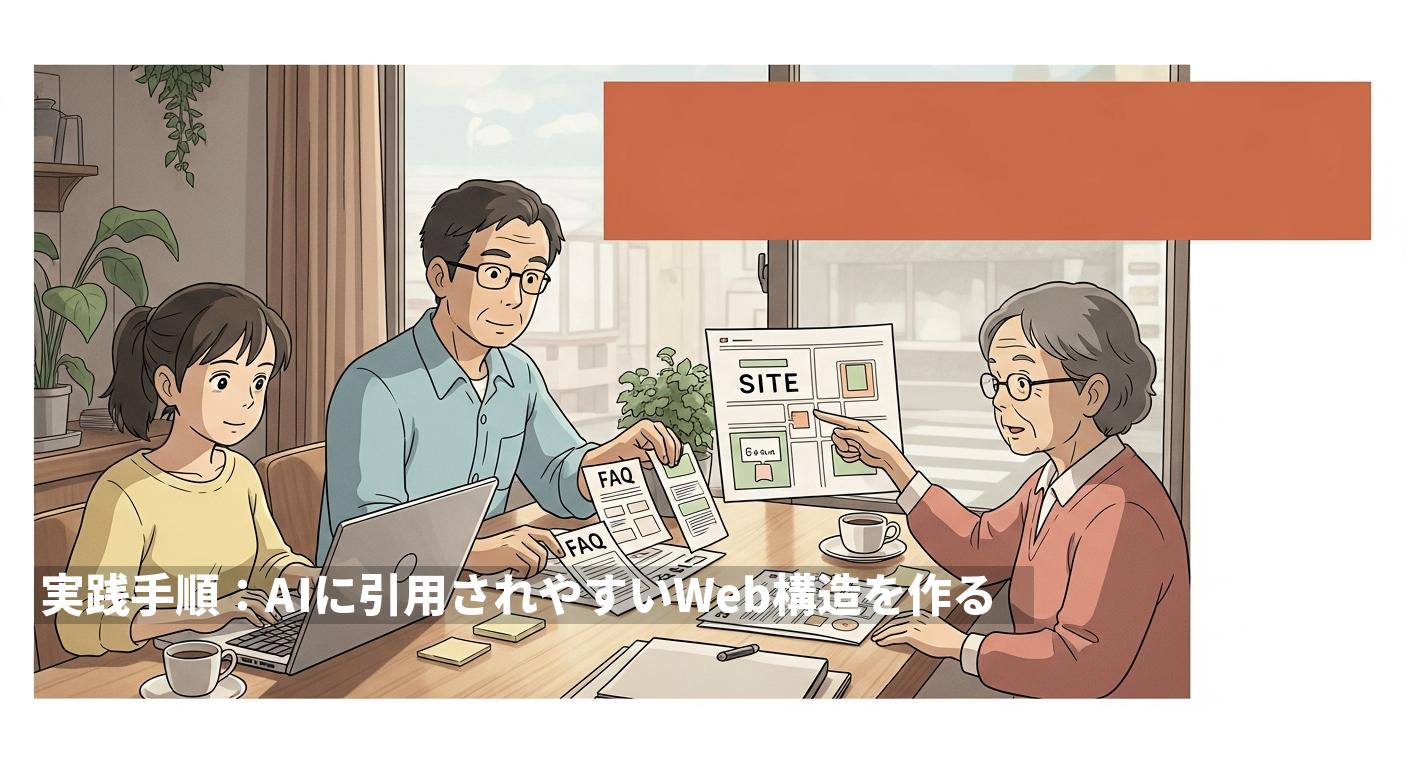 実践手順：AIに引用されやすいWeb構造を作る