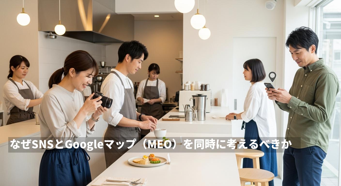 なぜSNSとGoogleマップ（MEO）を同時に考えるべきか