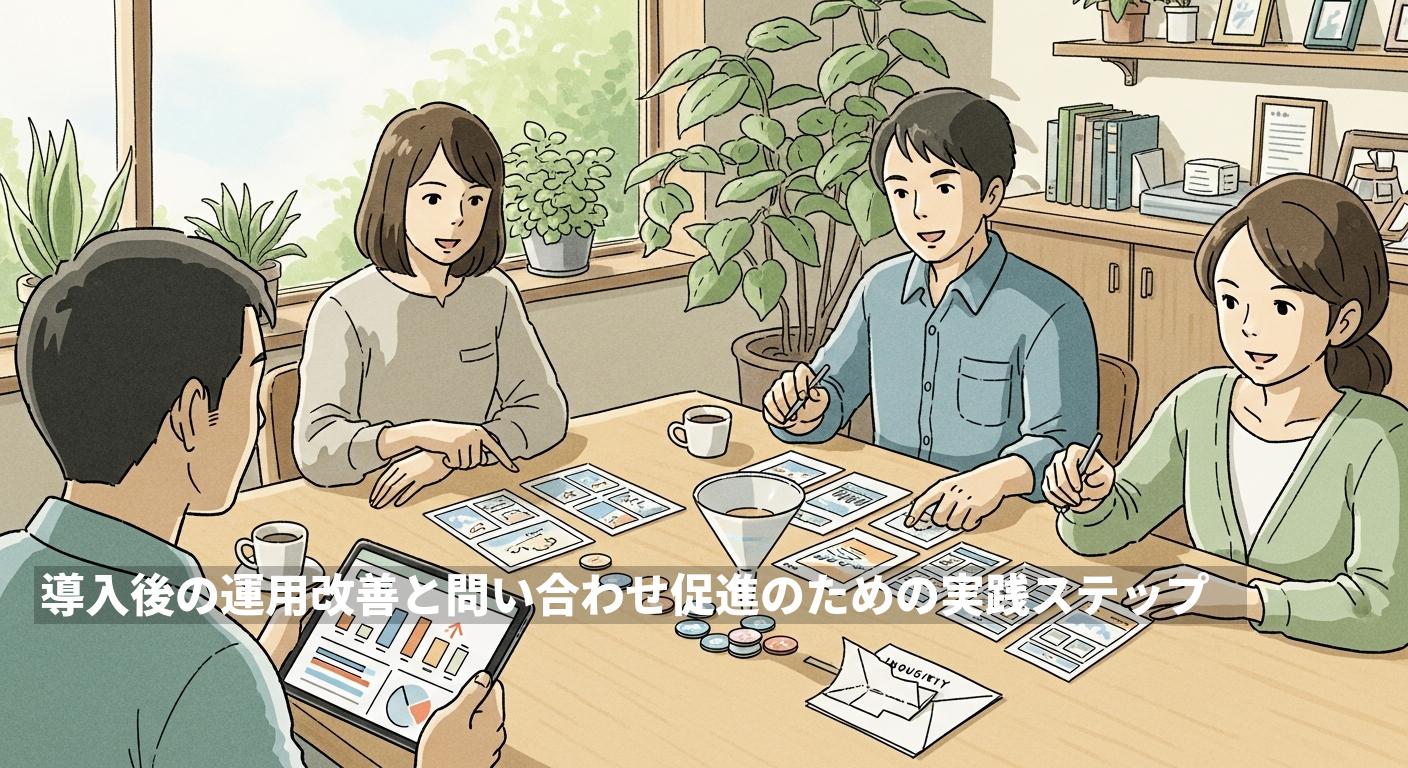導入後の運用改善と問い合わせ促進のための実践ステップ