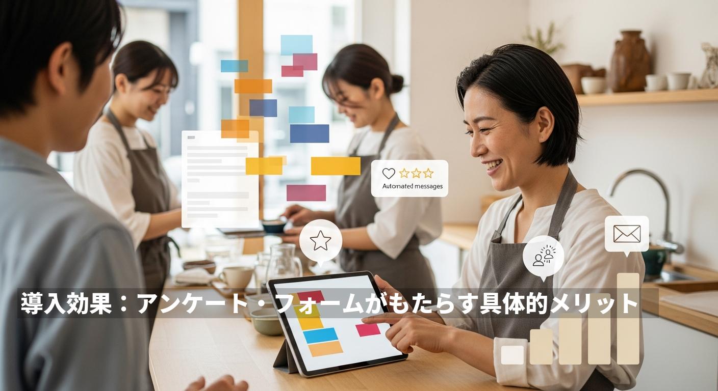 導入効果：アンケート・フォームがもたらす具体的メリット