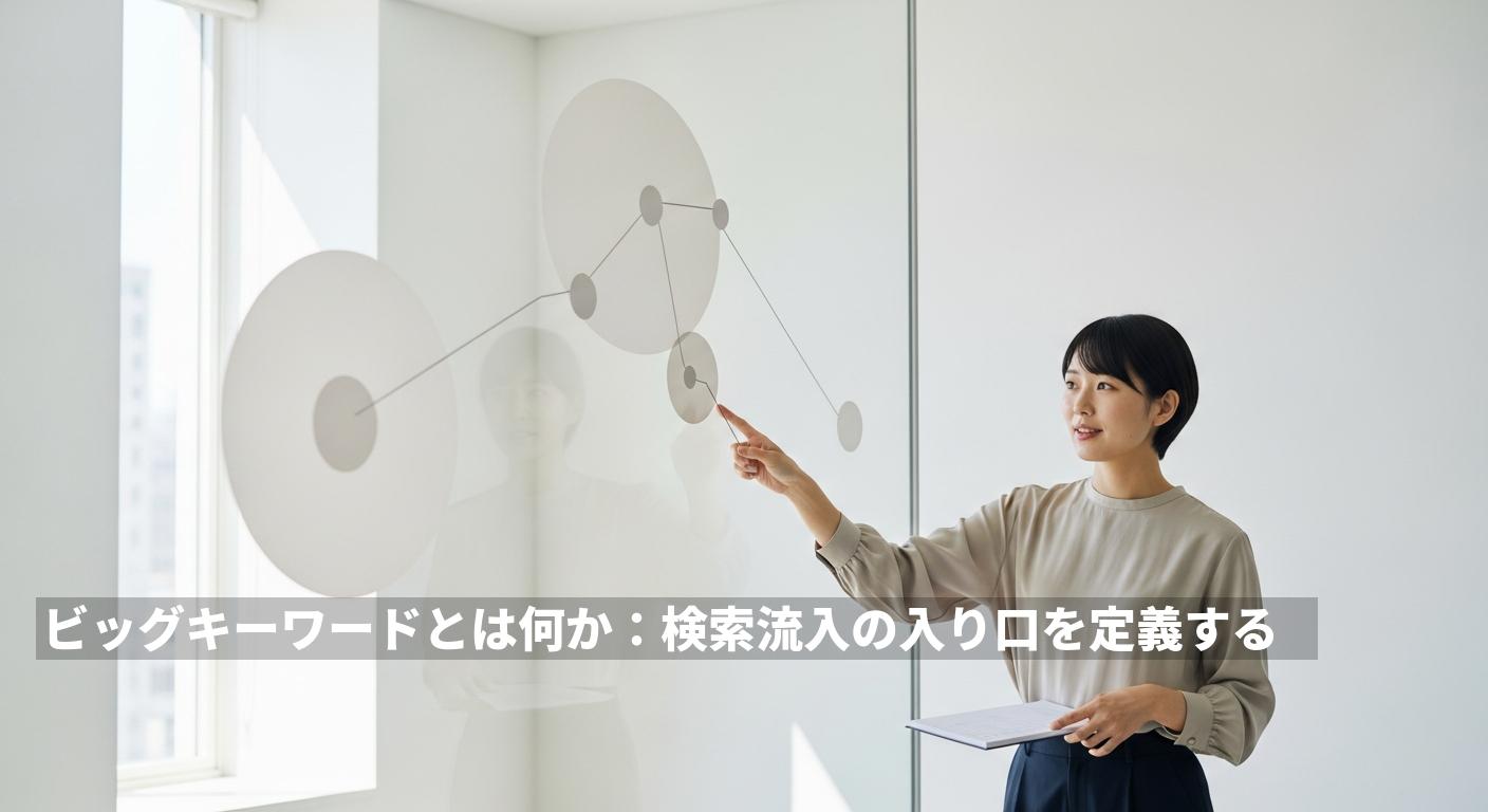 ビッグキーワードの見つけ方と実践ガイド：検索流入を最大化するためのステップバイステップ