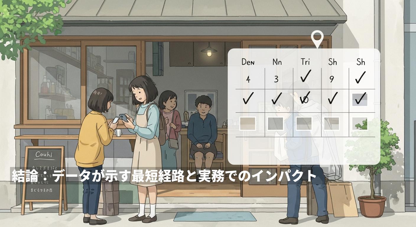 結論：データが示す最短経路と実務でのインパクト