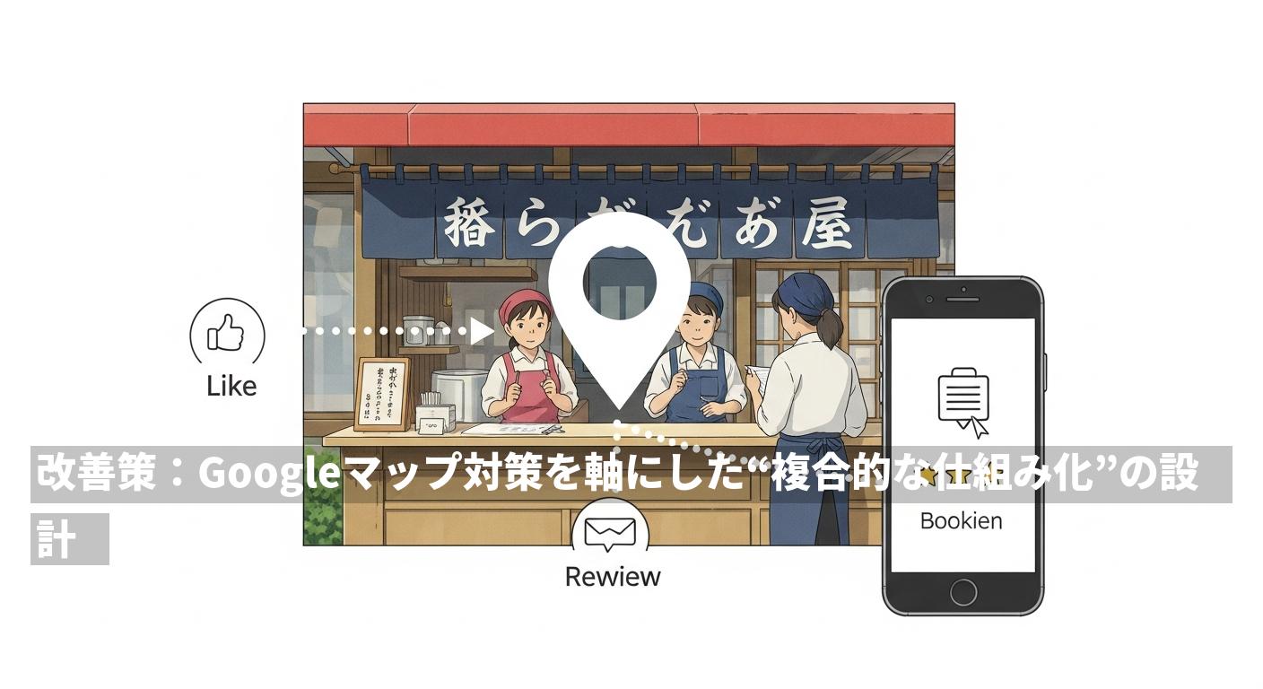 改善策：Googleマップ対策を軸にした“複合的な仕組み化”の設計
