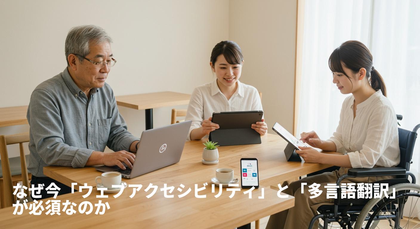 1行タグ・最短3分で、アクセシビリティと多言語翻訳を同時導入——Accessdoveが変えるウェブ運用の生産性と成果
