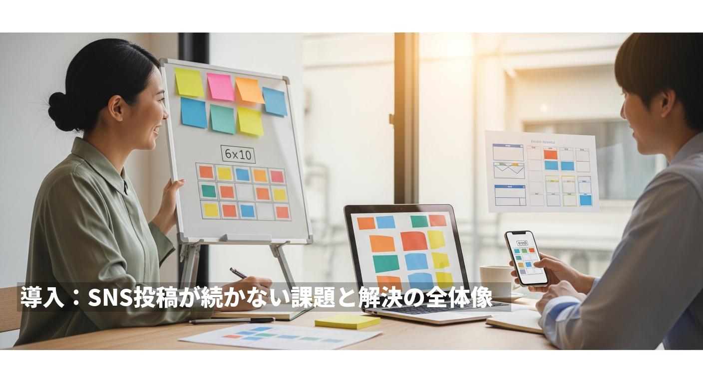 2ヶ月で確実に60投稿を生み出す仕組み——AIとコンセプト設計でSNS運用を安定化する具体プラン