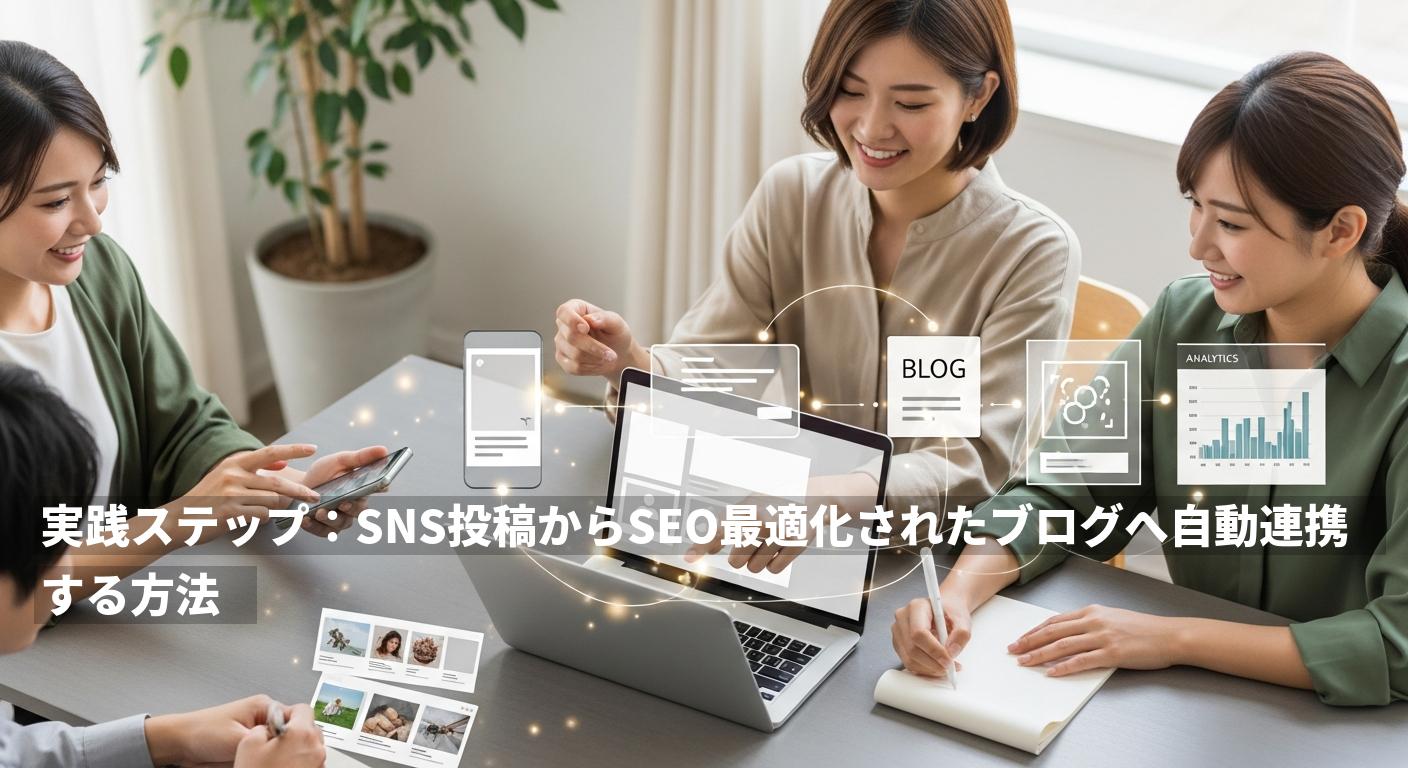 実践ステップ：SNS投稿からSEO最適化されたブログへ自動連携する方法