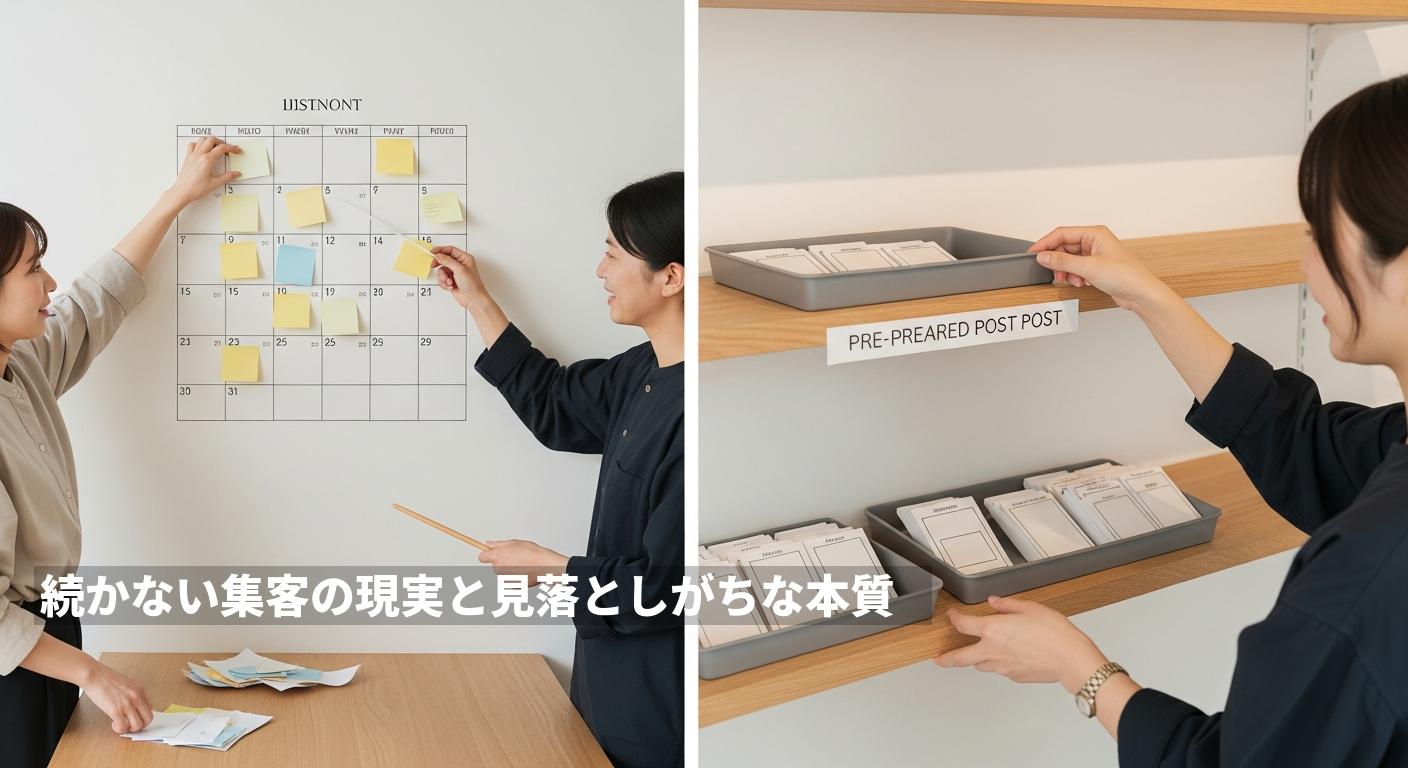 続かない集客の現実と見落としがちな本質